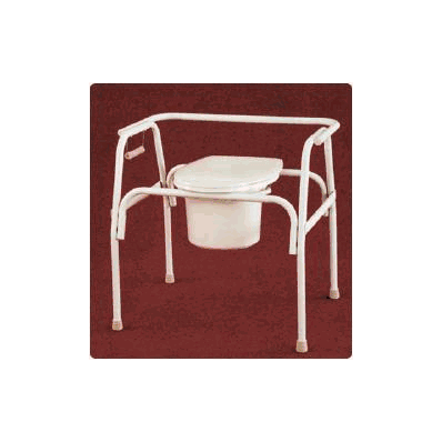 Bariatric Commode Steel 17-7/8 - 20-7/8 Inch