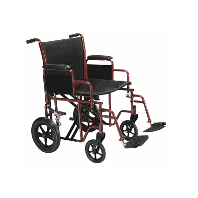 Bariatric Steel Transport Chair By Drive Medi