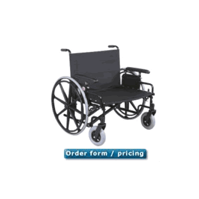 Bariatric Wheelchair Manual Regency Xl2000 Fu