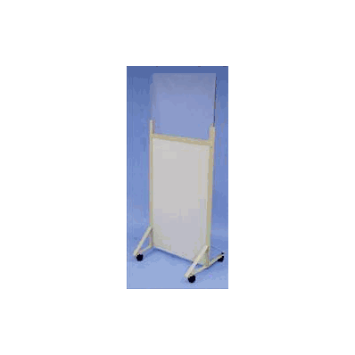 Barrier, Mobile Xray Acrylic 75"Hx30"W - - A
