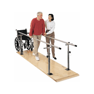 Bars, Parallel, 10' Platform, Adj Ht