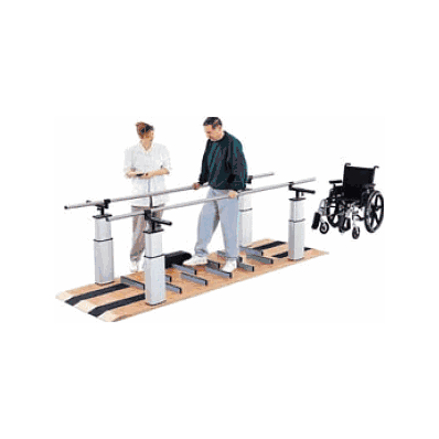 Bars, Parallel, W/Ladder Steps, Manual