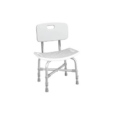 Bath Chair Deluxe Aluminum With Backrest 14 -
