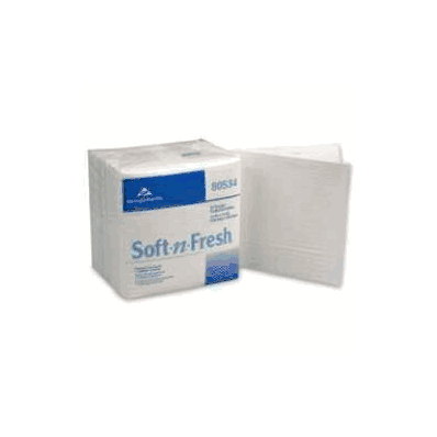 Bath Wipe, 13" x 13" Cellulose, Loose Pack