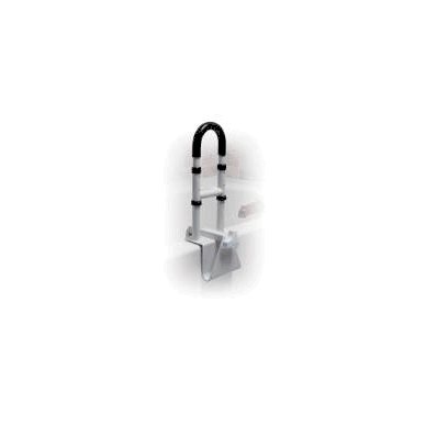 Bathtub Rail 18 Inch White Stainless Steel -