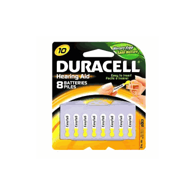 Battery, F/Hearing Aidsz10 (8/Pk 6pk/Cs) - -