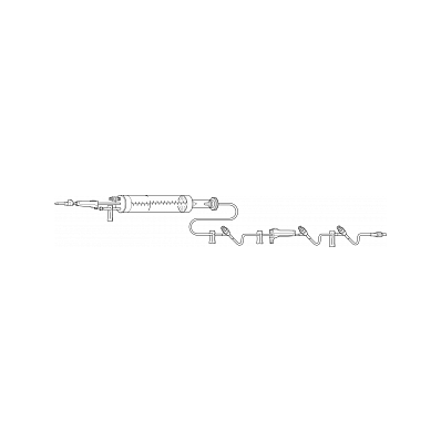 Baxter 2C8862 Buretrol Solution Set, 150 mL Valveless Burette, 4 Clearlink