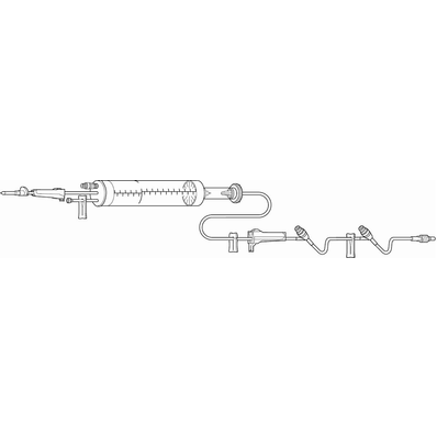 Baxter 2C8864 Buretrol Solution Set, 150 mL Burette Drip Chamber Filter Valve, 3 Clearlink