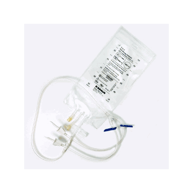 BBraun 2112363 EVA Gravity Mixing Container, 1000 mL, with Large Bore Tubing