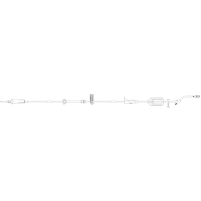BBraun 363410 Infusomat Pump IV Set, Pump Set, 15 drops/mL UV-resistant tubing, Volume 23 mL