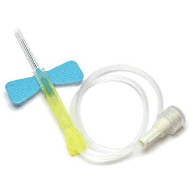 BD 367298 Vacutainer Safety-Lok 25 ga x 0.75" Safety, ROYAL BLUE 12" tubing