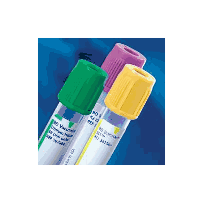 BD 367986 BD Hemogard Closure Vacutainer Plus Venous Blood Collection Tube, color Gold, 100/box, 10 bxs/cs