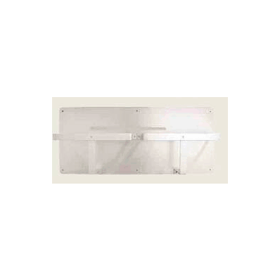 Bedpan Rack, Double Beam Aluminum-side By Si