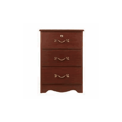 Bedside Cabinet, 21" W X 30" H X 19" D with 3 Drawers