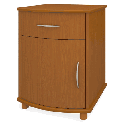 Bedside Cabinet, Wild Oak, 21" X 22" X 29" with 1 Drawer