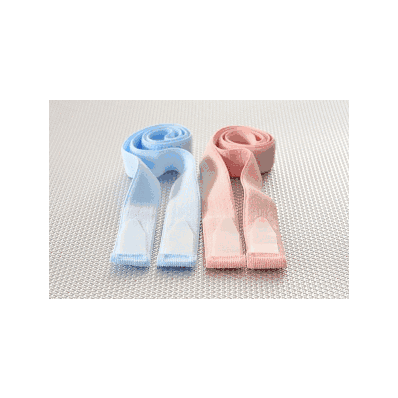 Belt, fetal monitor with hook an loop, pink/blue