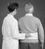 Transfer Belt and Walking Belt Ergonomic Design, 36" to 45" with Vertical Rigid Handle, Rear Horizontal Handle Cotton, Sold as Each by Posey<br>For more info, scroll to bottom of the page