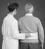 Transfer Belt and Walking Belt Ergonomic Design, 33" to 38" with Vertical Rigid Handle, Rear Horizontal Handle Cotton, Sold as Each by Posey<br>For more info, scroll to bottom of the page