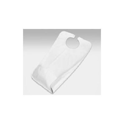 Bib Cotton Terry - Bib, All Terry Wht 18x30 (