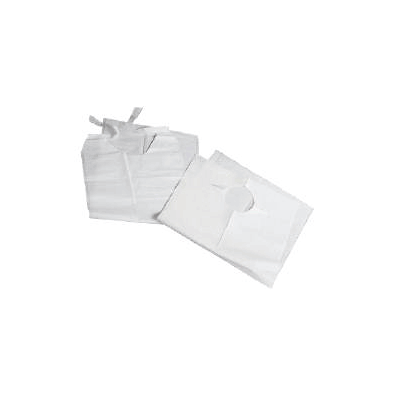 Bib Ties Disposable Plastic / Polyethylene -