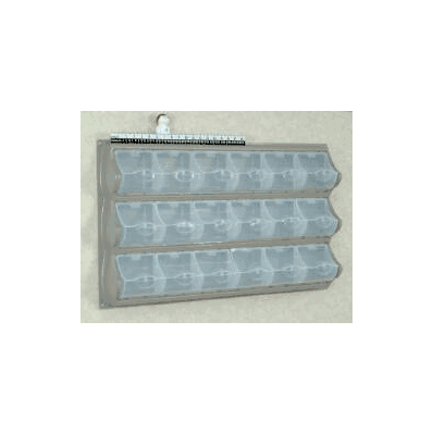 Bin Pocket Panel - Supply Station, 18 Bin -