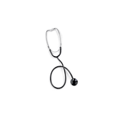 Binaural Stethoscope Black Single Head - Stet