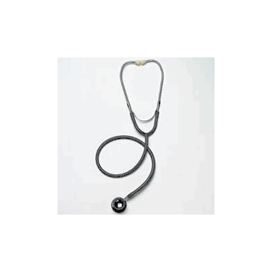 Binaural Stethoscope Gray 1-tube Dual Head -