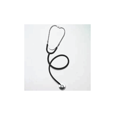 Binaural Stethoscope Gray 1-tube Single Head