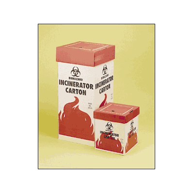 Biohazard Incinerator Carton / Covers By Bel-