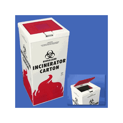 Biohazard Incinerator Carton / Covers By Bel-