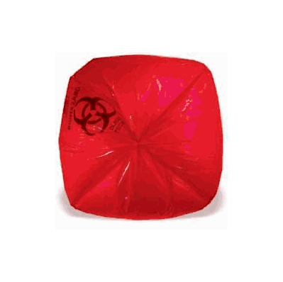 Biohazard Waste Bag, 40" x 48", 16 