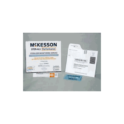 Biological Steam Indicator Strip, 24 Hour Mail Away, 12/Bx by McKesson Brand