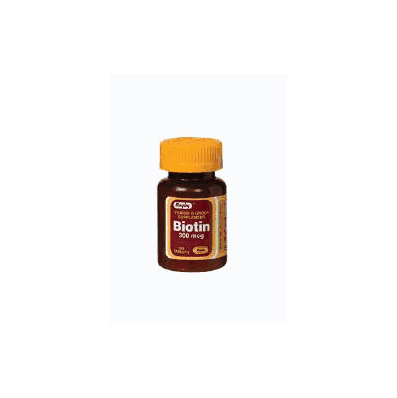 Biotin 300 Mcg Tablet 100 Per Bottle - Biotin