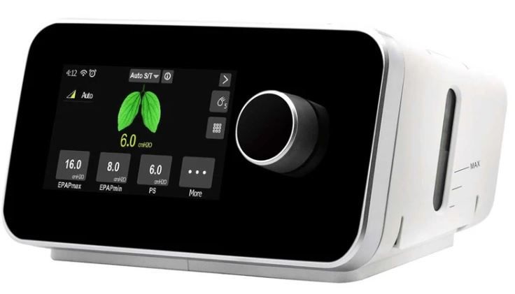 Bipap Machine Resvent iBreeze Bipap S/T with heated Humidifier, Mask ...