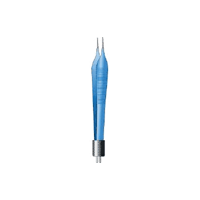 Bipolar Forceps Adson Tweezer Type Straight 4