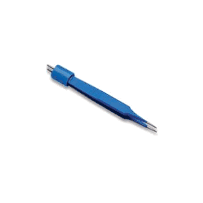 Bipolar Forceps Jeweler's Straight 4 Inch - F