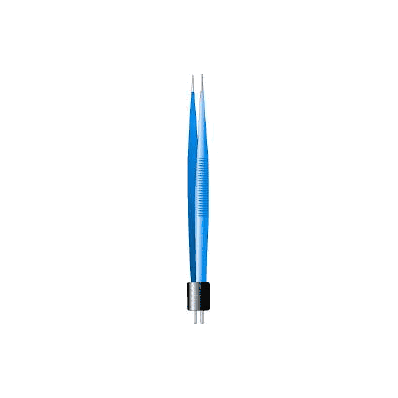 Bipolar Forceps Semken Tweezer Type Straight