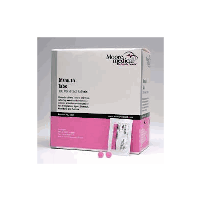 Bismuth, Tab ( 2ea/Pk 100pk/Bx) - - Moore Me