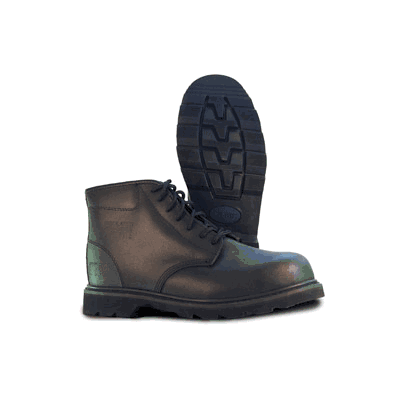 Black Leather Composite Safety Toe (China)