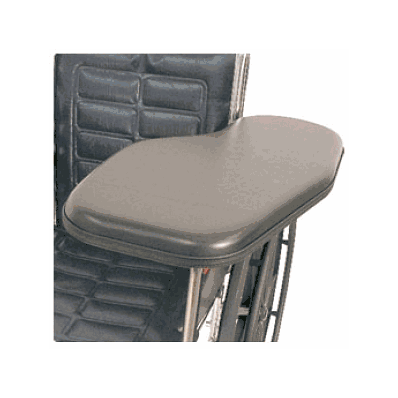 Black Padded 1/2 Tray Right - Medline
