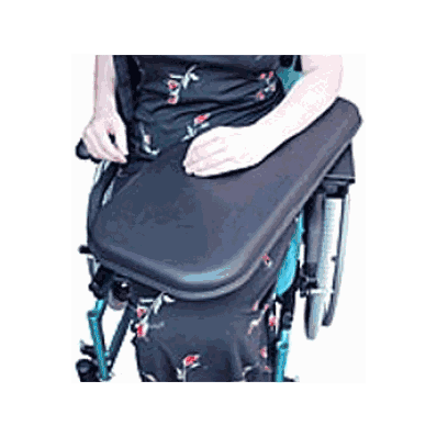 Black Padded Pivot Armrest Lt - Medline