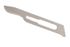 Surgical Blade, Size 15, Carbon Steel, Sterile, Disposable, sold as 100/Box by Glassvan brand, Myco Medical Supplies 2001T-15<br><br><font color="red"><b>BACK TO THE PRODUCT TABLE, <a href="https://www.aaawholesalecompany.com/instruments-knives-and-scalpels-glassvan-surgical-blade-by-myco-medical-supplies.html">CLICK HERE</a></b></font>