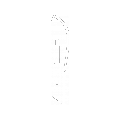 Blade, Surgical, Stainless, #20, Sterile -