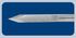Blade with Adapter, <b>Narrow Arrow with Compact Double Cutting Edge, MicroEdge brand</b>, Single Use (6/Bx) by Summit Medical<br><br>BACK TO THE PRODUCT TABLE, <a href="http://www.aaawholesalecompany.com/summit-medical-microedge-myringotomy-blades-with-adapter.html">CLICK HERE</a>