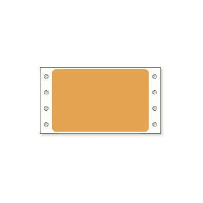 Blank Label No Legend Fluorescent Orange 1.93