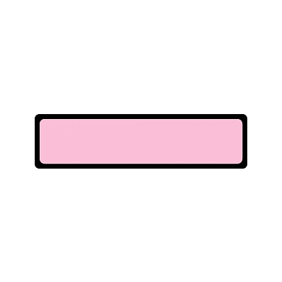 Blank Labels, 1.375" X 5.375", Pink