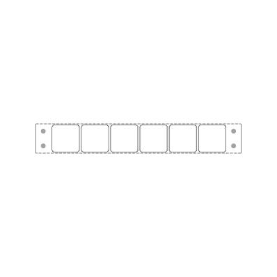 Blank Pinfeed Labels, 15/16" X 15/16"