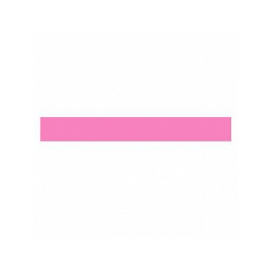 Blank Tape, 0.5" X 500", Fluorescent Pink