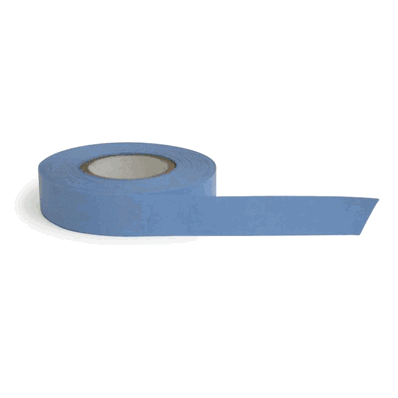 Blank tape, 1/2" X 500", Blue