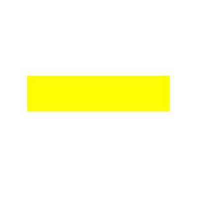 Blank tape, 1", Yellow